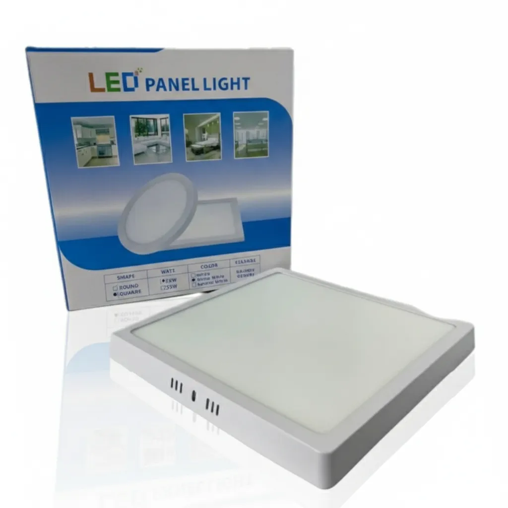 VN PANEL SIMPLE CUADRADO 9W 3000K
