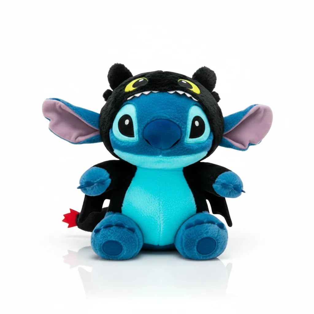 VN PELUCHE STITCH CON PIJAMA DE CHIMUELO 40CM