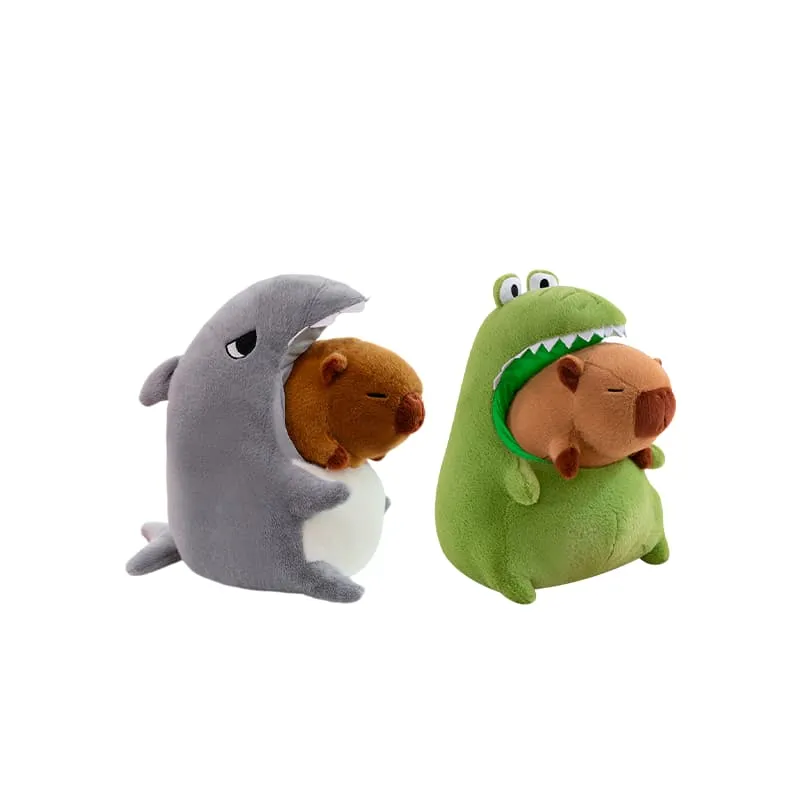 VN PELUCHE CAPIBARA CON PIJAMA ANIMAL 40CM